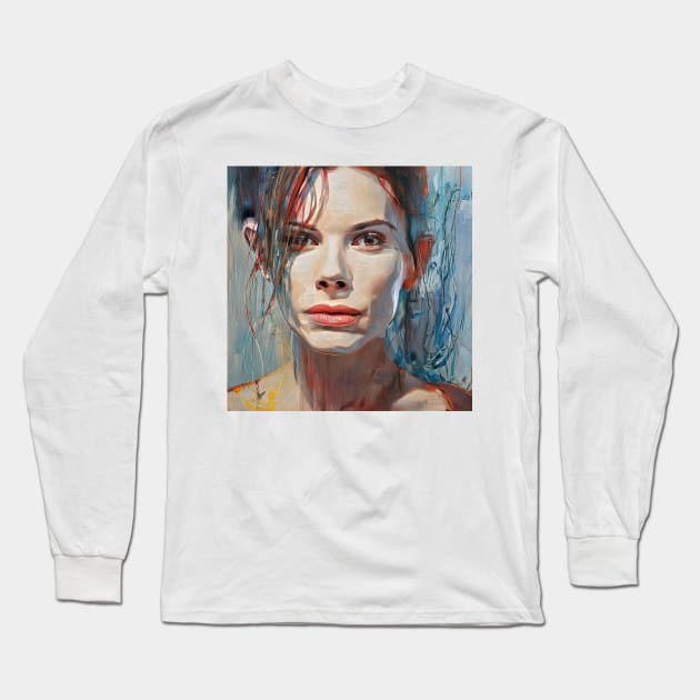 the beauty of Sandra Long Sleeve T-Shirt by bogfl